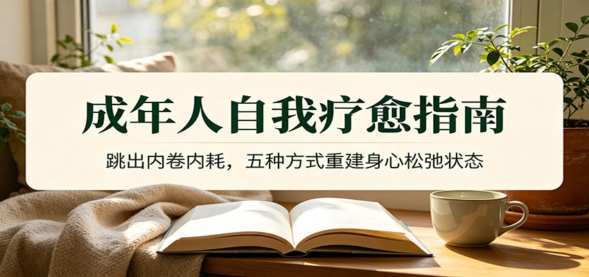 成年人自我疗愈指南:跳出内卷内耗,五种方式重建身心松弛状态-海淘下载站