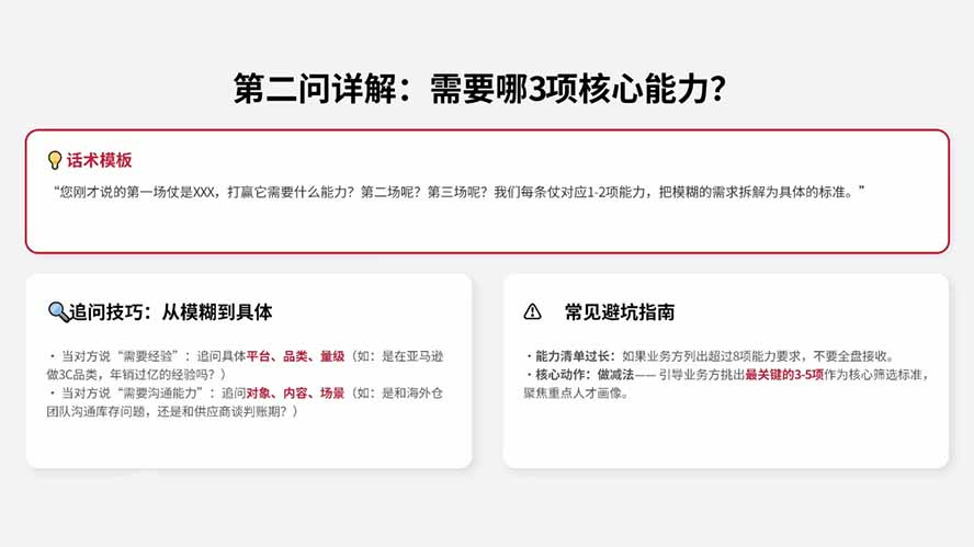 AI赋能跨境HR招聘实战营:AI写JD+精准筛简历+结构化面试+谈薪背调,系统掌握从需求到入职招聘方法 AI赋能跨境HR招聘实战营:AI写JD+精准筛简历+结构化面试+谈薪背调,系统掌握从需求到入职招聘方法