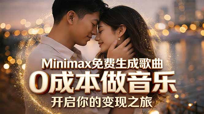 Minimax免费生成歌曲实测！0成本做音乐，说唱流行Lofi一键生成-海淘下载站