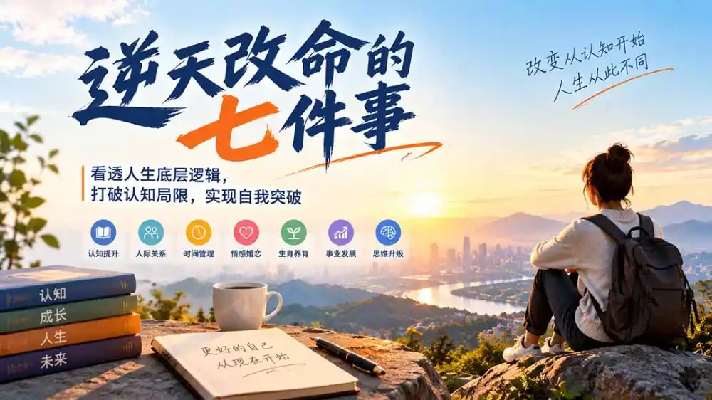 付费文章:逆天改命的七件事,看透人生底层逻辑,打破认知局限,实现自我突破-海淘下载站