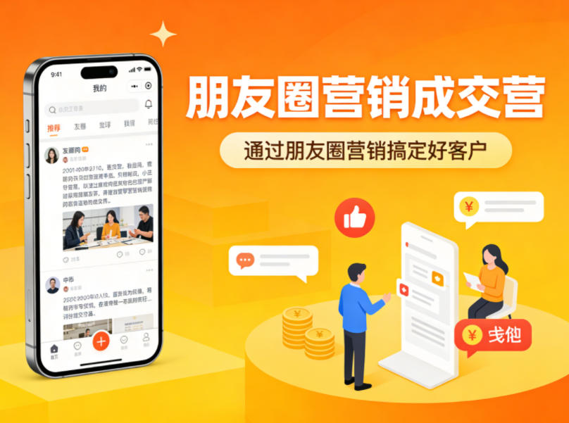 朋友圈营销成交营，通过朋友圈营销来搞定好客户-海淘下载站