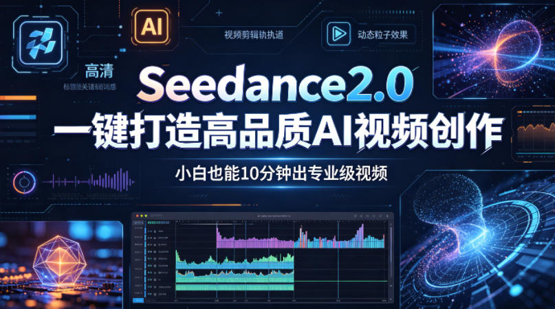 Seedance2.0一键打造高品质AI视频创作，小白也能10分钟出专业级视频-海淘下载站