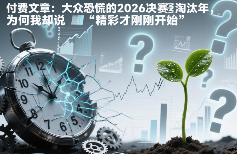 付费文章：大众恐慌的2026决赛淘汰年，为何我却说“精彩才刚刚开始”？-海淘下载站