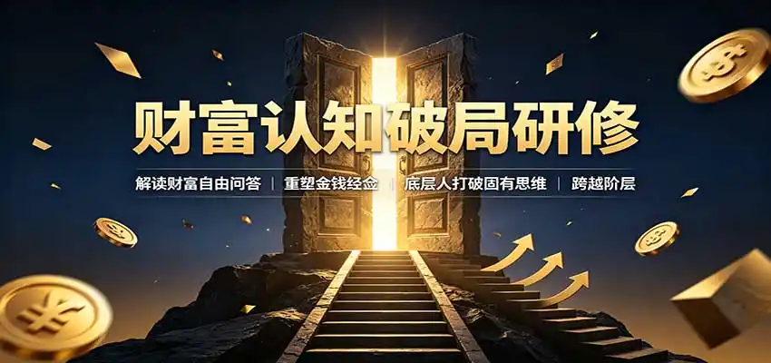 财富认知破局研修：解读”孙割”，重塑金钱观念，底层人打破固有思维跨越阶层-海淘下载站