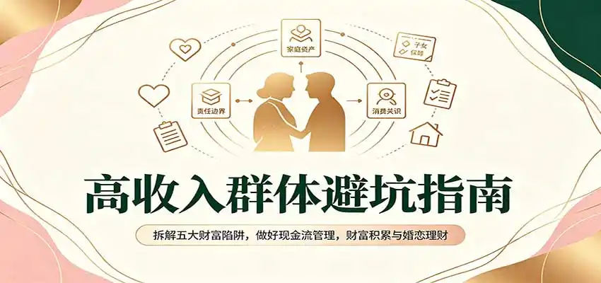 高收入群体避坑指南：拆解五大财富陷阱，做好现金流管理，财富积累与婚恋理财-海淘下载站
