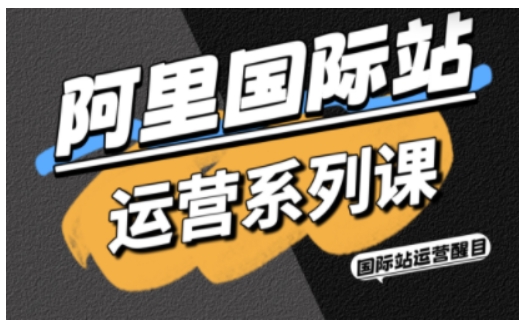 阿里国际站运营系列课，涵盖精准引流、直通车与全站推实战SOP，搭配AI效率工具包与高阶增长玩法(更新)-海淘下载站