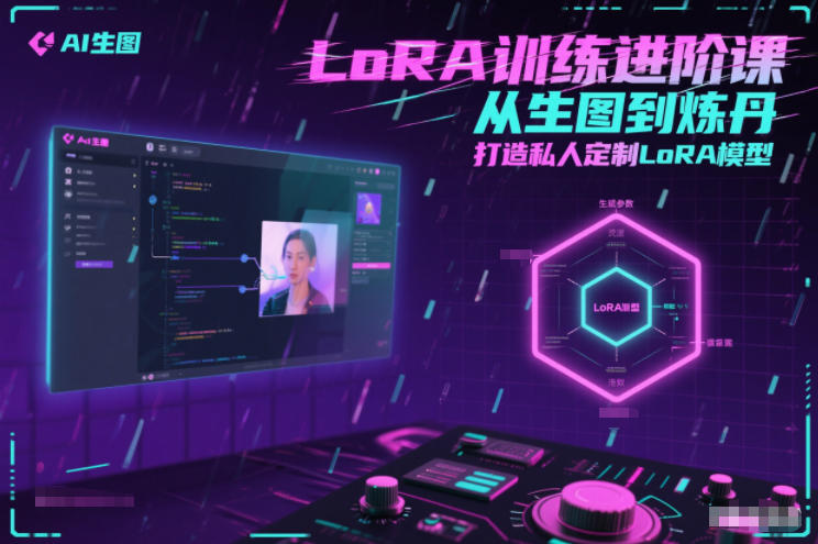 LoRA训练进阶课，从生图到炼丹，打造私人定制LoRA模型-海淘下载站