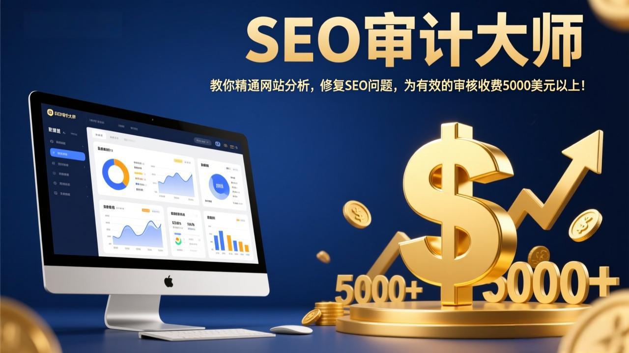 SEO审计大师:教你精通网站分析,修复SEO问题,为有效的审核收费5000美元以上!-海淘下载站
