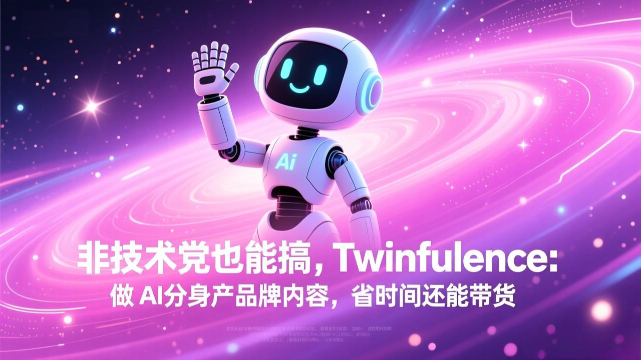 非技术党也能搞!Twinfluence:做 AI 分身产品牌内容,省时间还能带货-海淘下载站