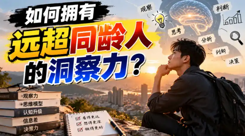 付费文章:如何拥有远超同龄人的洞察力?-海淘下载站