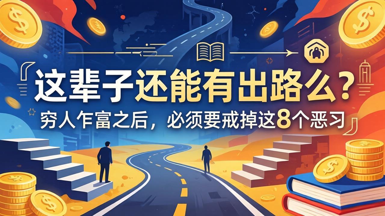 关于人生两篇付费文章【这辈子还能有出路么？】【穷人乍富之后，必须要戒掉这8个恶习】-海淘下载站