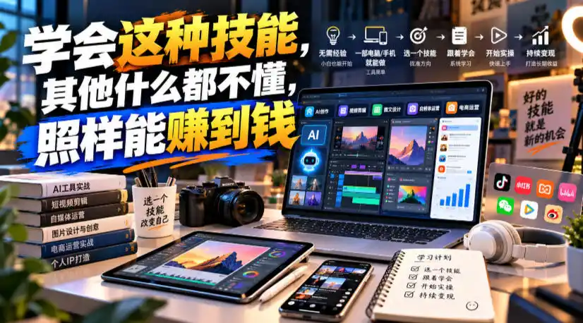 某公众号付费文章:学会这种技能,其他什么都不懂,照样能賺到钱-海淘下载站
