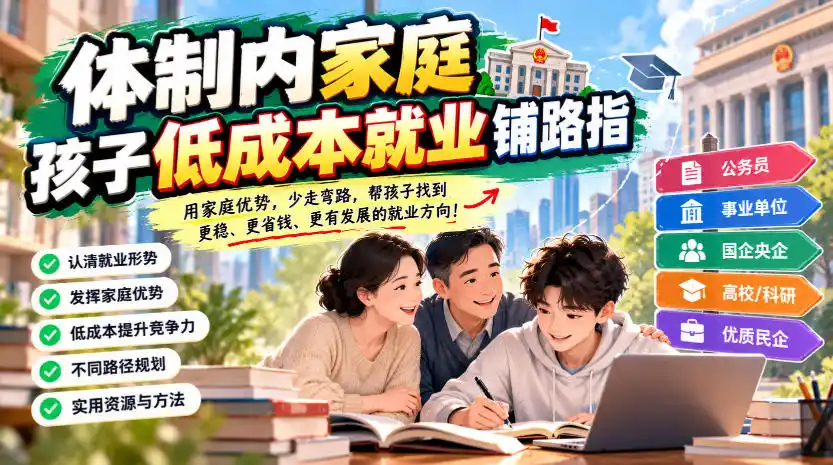 某公众号付费文章:体制内家庭,孩子低成本就业铺路指-海淘下载站