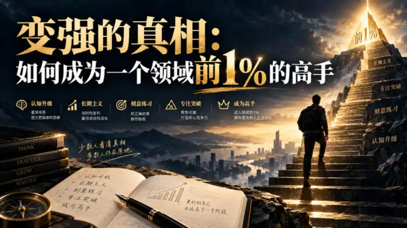 付费文章:变强的真相:如何成为一个领域前1%的高手-海淘下载站