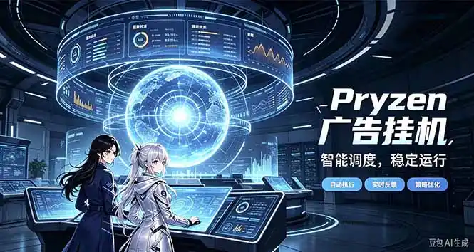 Pryzen广告全自动挂机给自己一个交代,门槛低,零基础小白也可以快速上手-海淘下载站