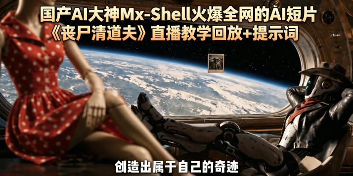 国产AI大神Mx-Shell火爆全网的AI短片《丧尸清道夫》直播教学回放+提示词-海淘下载站