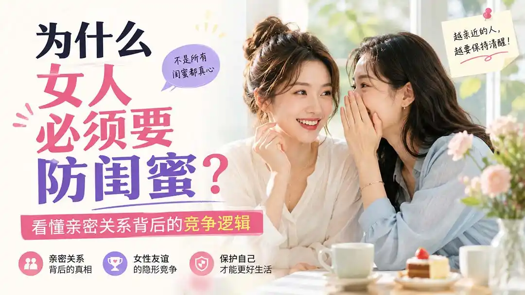 付费文章：为什么女人必须要防闺蜜？看懂亲密关系背后的竞争逻辑-海淘下载站
