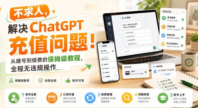 不求人,解决ChatGPT充值问题!从建号到续费的保姆级教程,全程无违规操作-海淘下载站