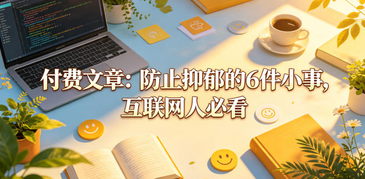 付费文章：防止抑郁的6件小事，互联网人必看！-海淘下载站