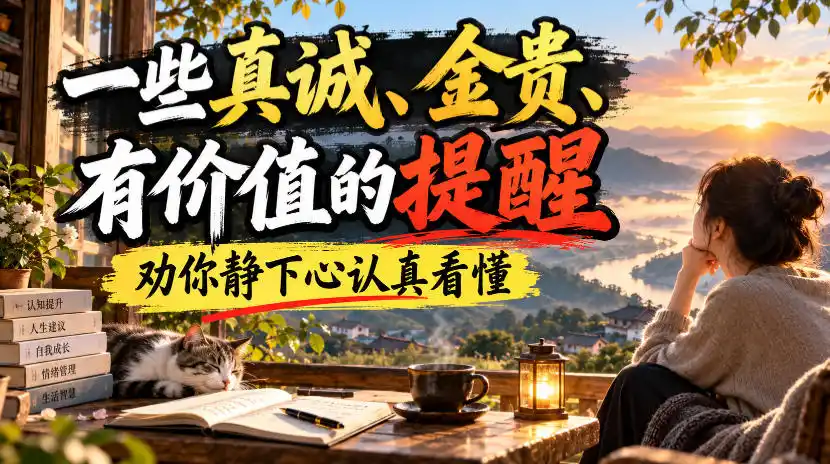 付费文章:一些真诚、金贵、有价值的提醒,劝你静下心认真看懂-海淘下载站