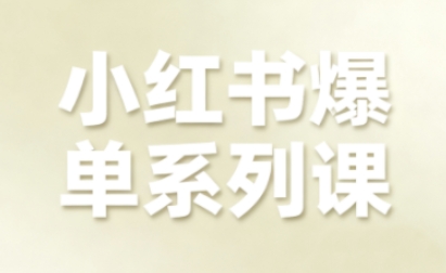 小红书爆单系列课，聚焦小红书电商全链路增长(更新)-海淘下载站