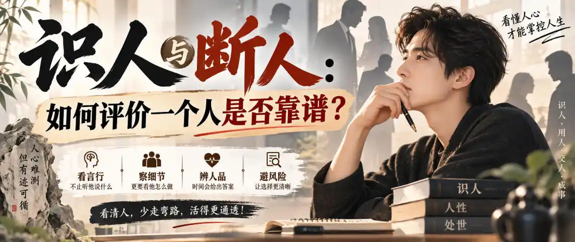 付费文章:识人与断人:如何评价一个人是否靠谱?-海淘下载站